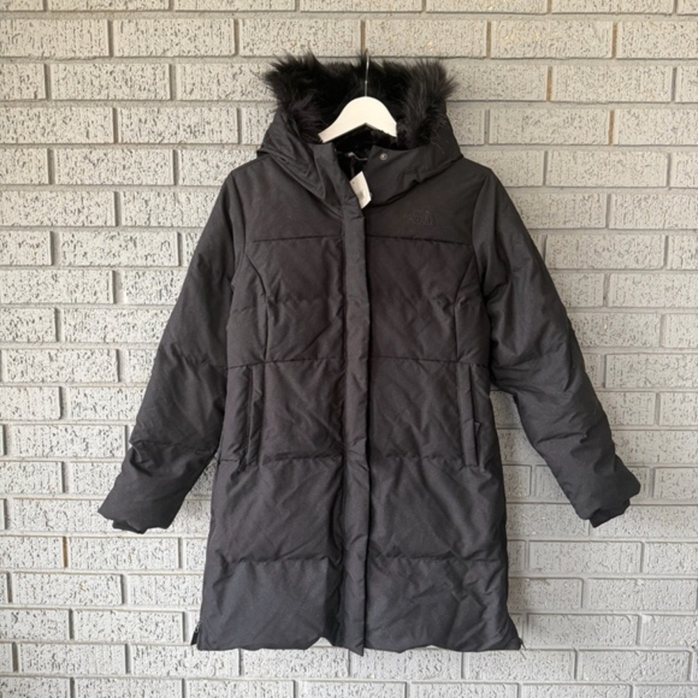 NWT The North Face Parka Coat Puffer Glitter Size Girls Large 14/16
